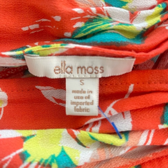 Ella Moss Orange Floradita Maxi Dress - Picture 12 of 13